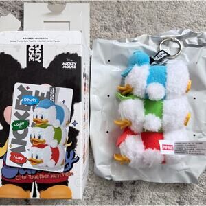 POP MART Mickey Family Keychain – Huey, Dewey, and Louie(Secret)